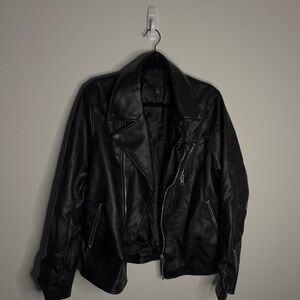 Men's Black Leather Jacket